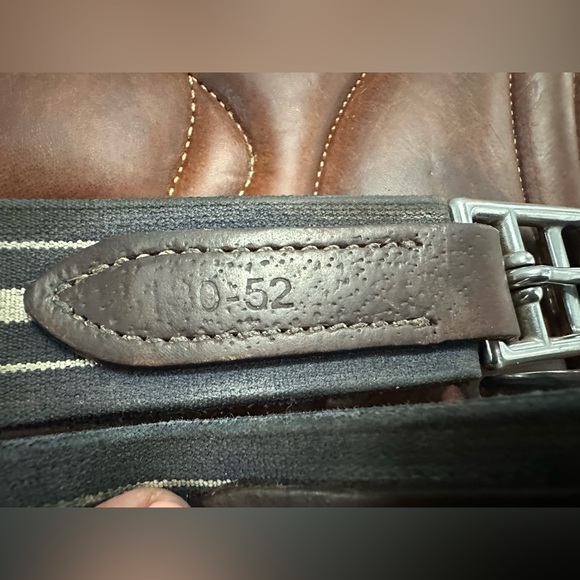 Antares Equestrian Belly Guard Girth, Padded Leather, Size 52, GUC - Picture 5 of 5